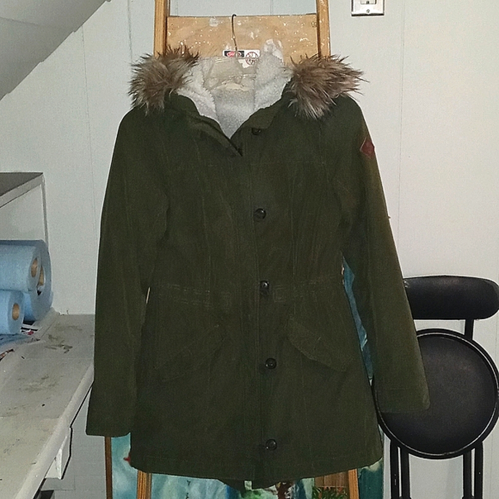 Hollister Sherpa lined Jacket